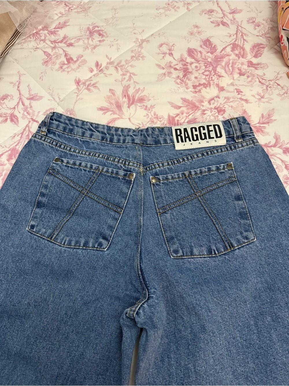 Ragged High-Rise Women’s Blue Denim Jeans